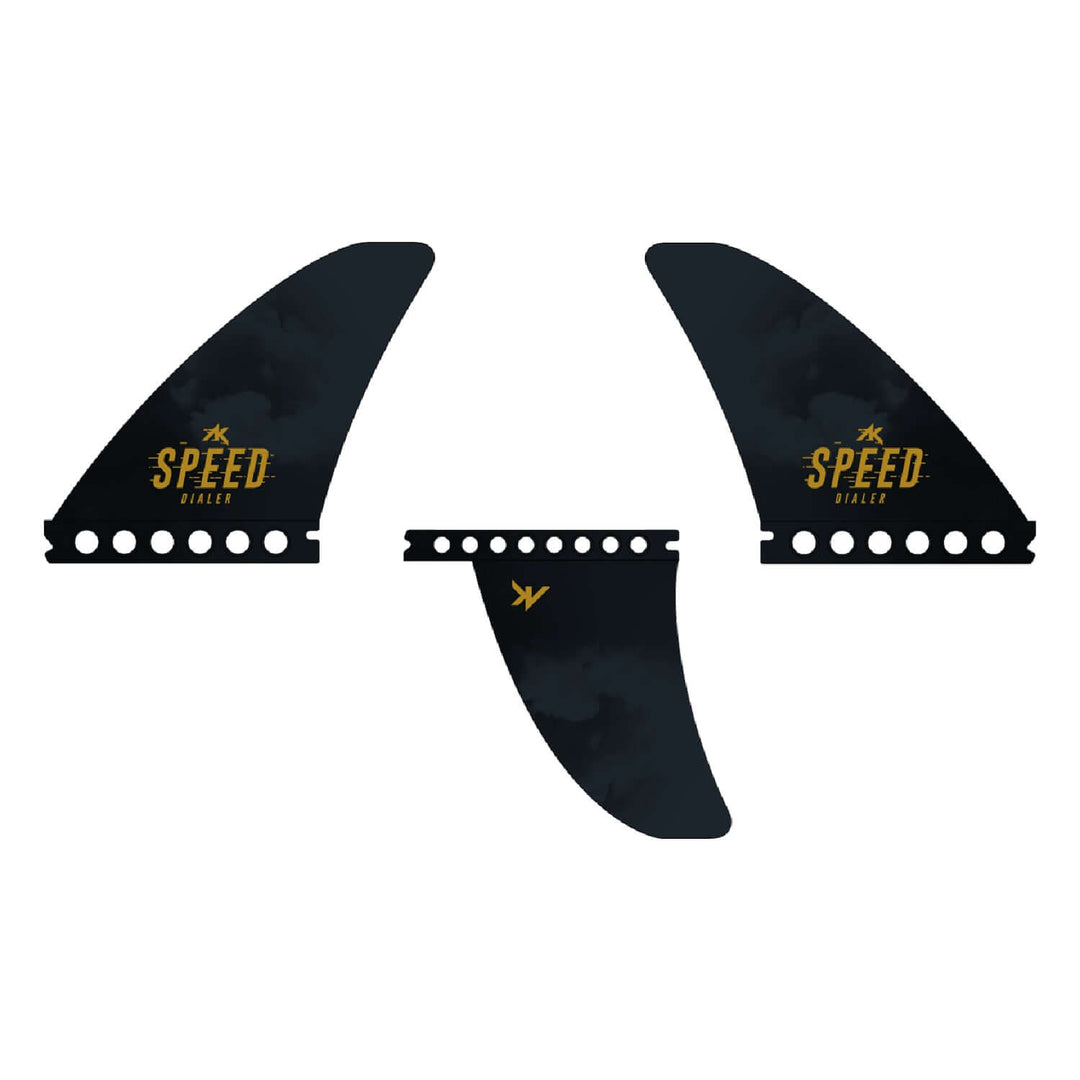 AK FIN SPEED DIALER MEDIUM THRUSTER SET 2024 – Kiteboard Directional Finnen