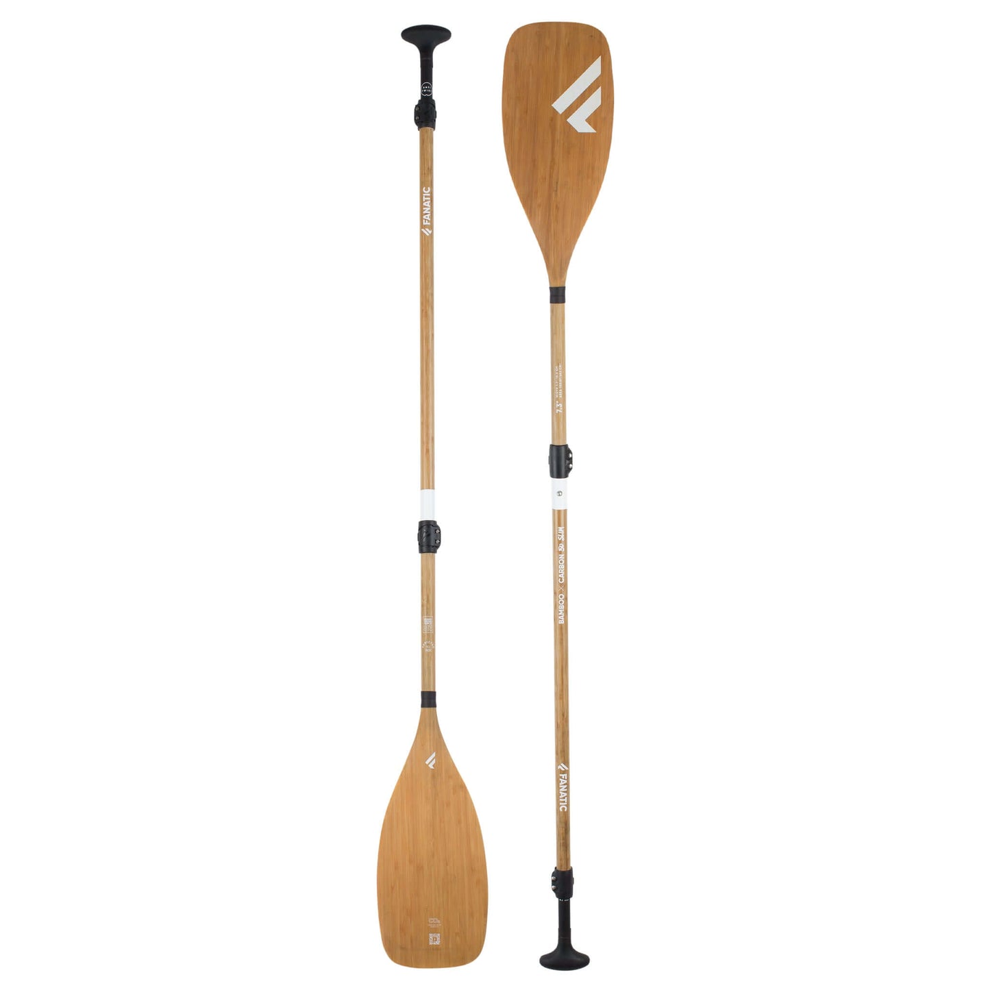 Fanatic Paddle Bamboo Carbon 50 Slim Adjustable 3-Piece – SUP Paddel