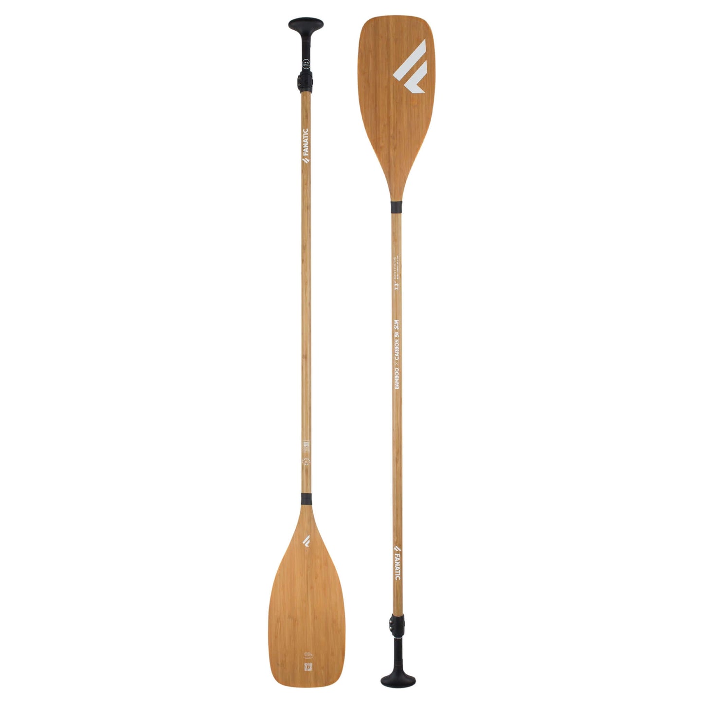 Fanatic Paddle Bamboo Carbon 50 Slim Adjustable – SUP Paddel