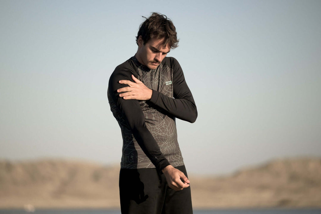 ION Rashguard Maze LS men – Herren Lycra Shirt