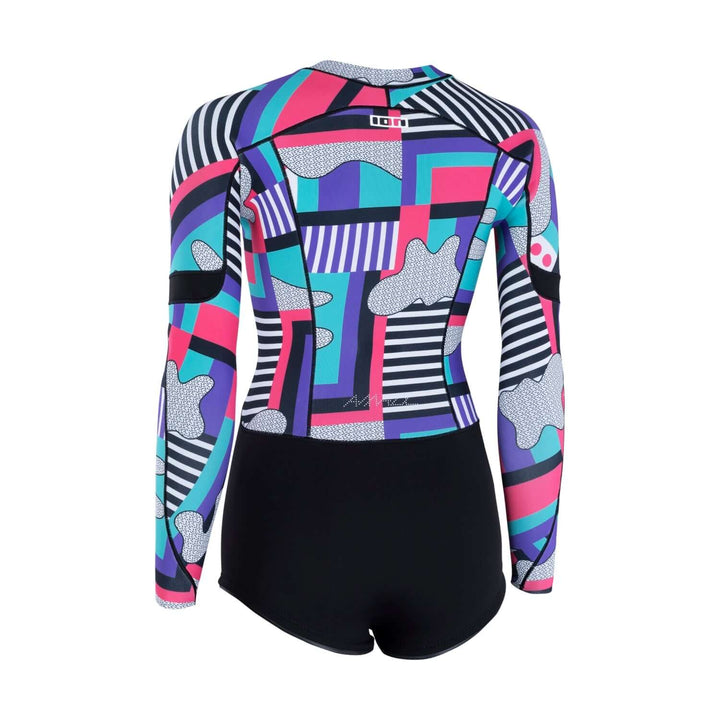 ION Wetsuit Amaze Hot Shorty 1.5 LS Front Zip women 2024 – Damen Neoprenanzug