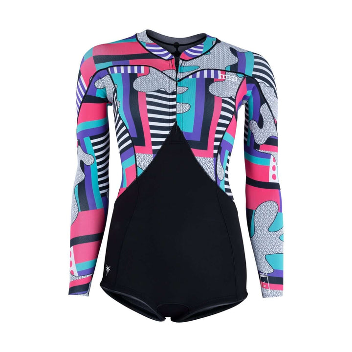 ION Wetsuit Amaze Hot Shorty 1.5 LS Front Zip women 2024 – Damen Neoprenanzug