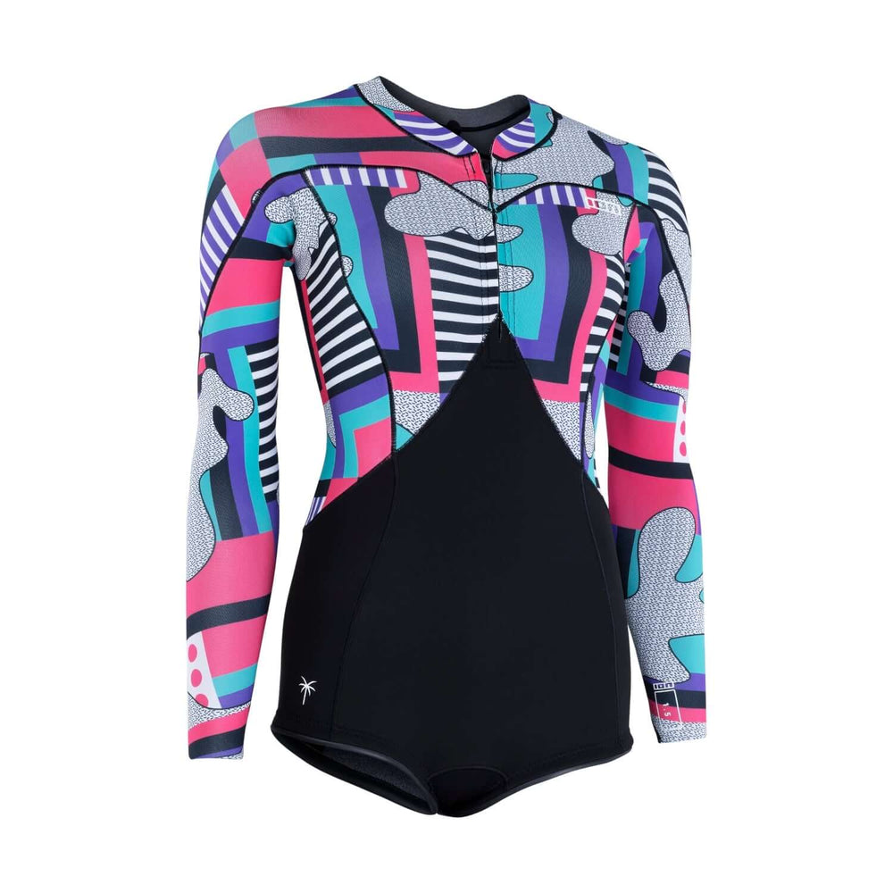 ION Wetsuit Amaze Hot Shorty 1.5 LS Front Zip women 2024 – Damen Neoprenanzug