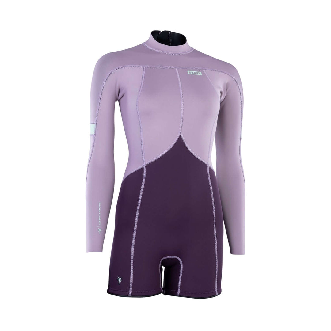 ION Wetsuit Amaze Shorty 2.0 LS Back Zip women 2024 – Damen Neoprenanzug