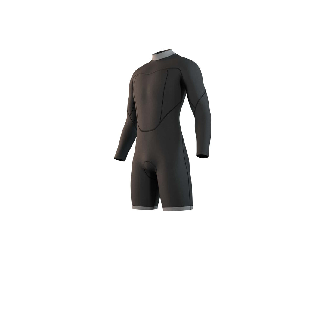 Mystic Brand Longarm Shorty 3/2mm Bzip Flatlock 2025 – Herren Neoprenanzug