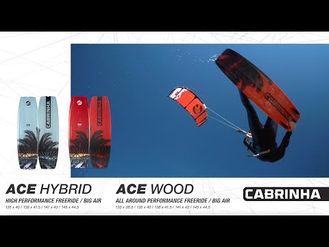 Cabrinha 24 Cab Ace Híbrido – Tabla de cometa Twintip