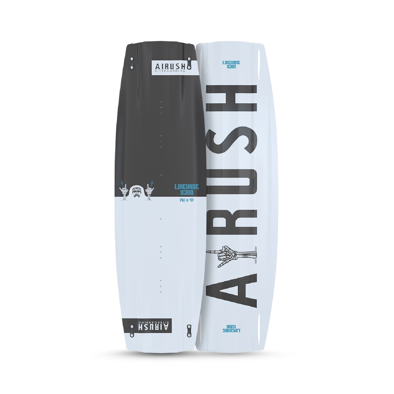 Airush AR24 Livewire Team V8 Board, Handle and Fins Only – Twintip Kiteboard