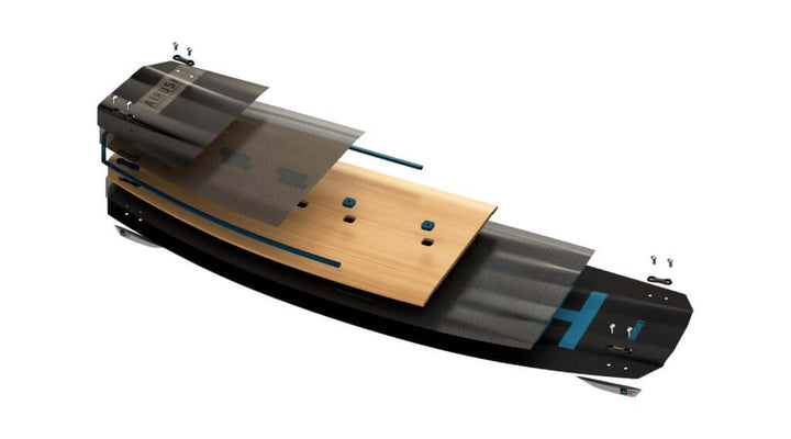 Airush AR24 Livewire V8 Board, Handle and Fins Only – Twintip Kiteboard