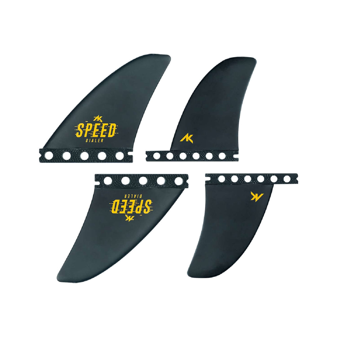 AK FIN SPEED DIALER MEDIUM QUAD SET 2024 – Kiteboard Directional Finnen