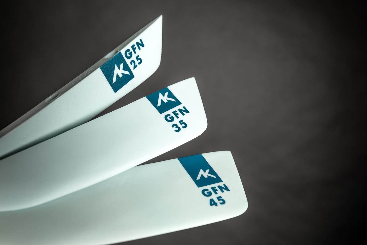AK Fins and Handle TT Set 2024 – Twintip Kiteboard Finnen