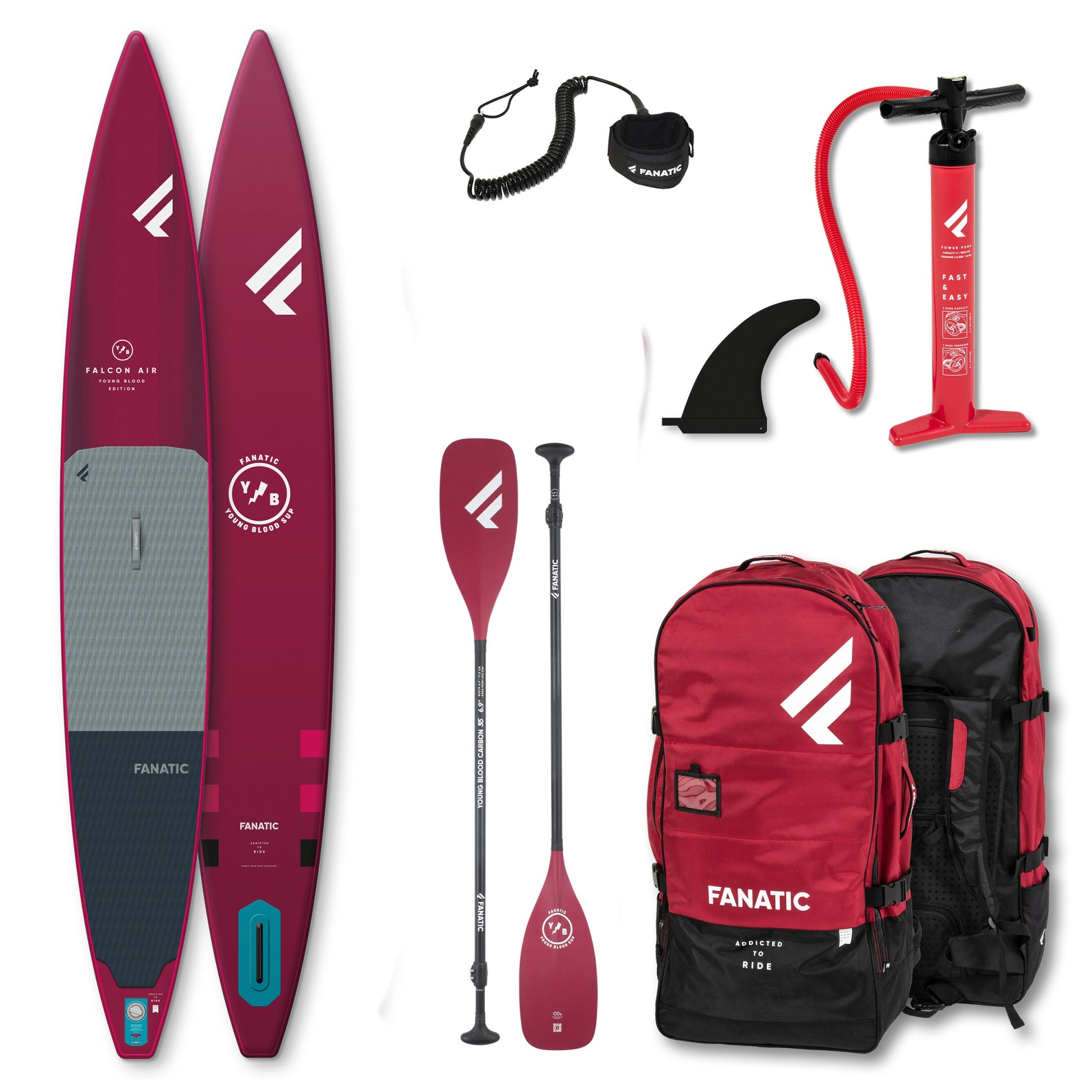 Fanatic iSUP Package Falcon Air Young Blood Edition – SUP Package