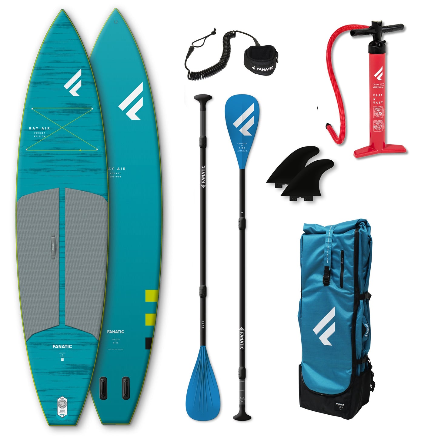 Fanatic iSUP Package Ray Air Pocket/Pure – SUP Package