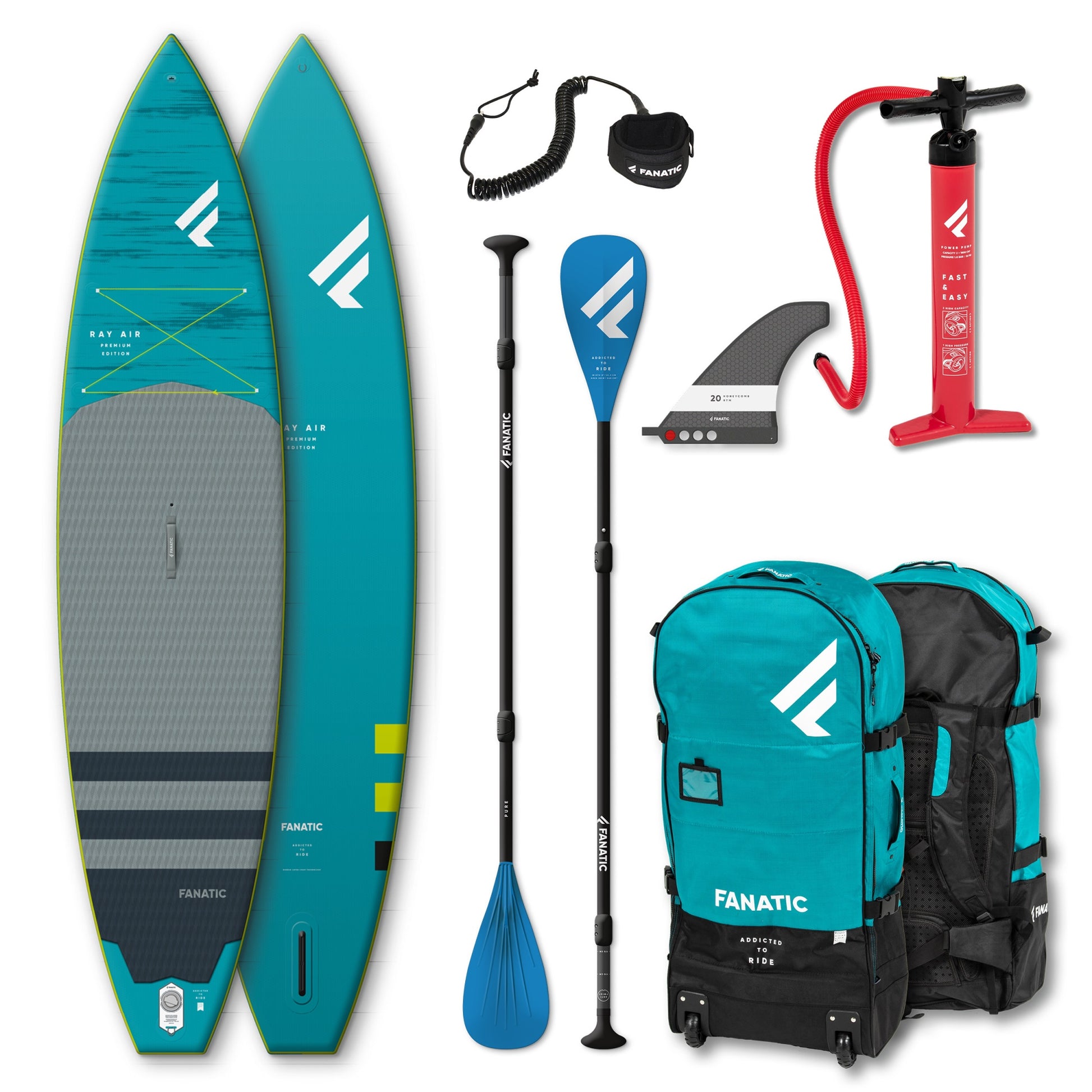 Fanatic iSUP Package Ray Air Premium/Pure – SUP Package