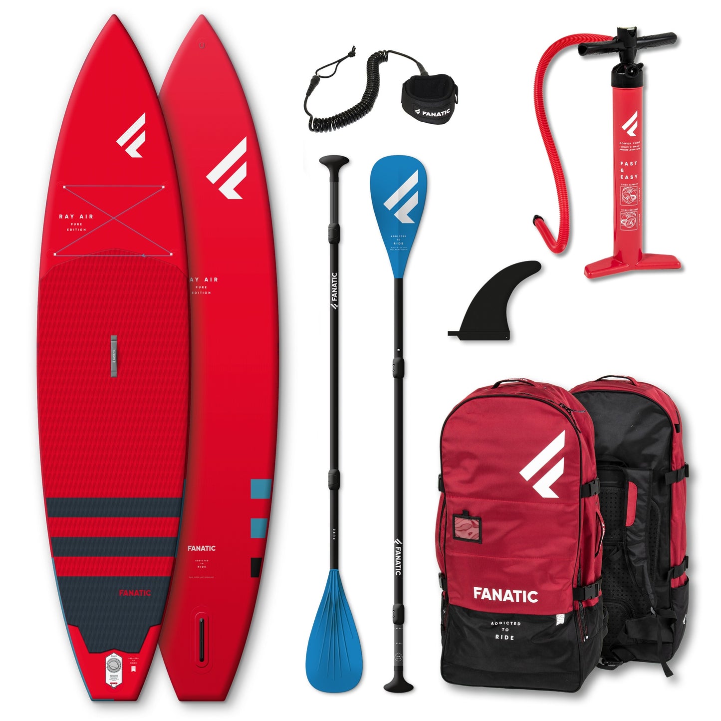 Fanatic iSUP Package Ray Air/Pure – SUP Package