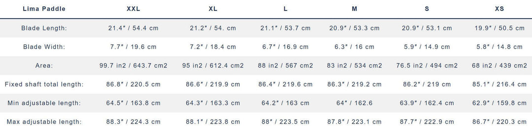 Starboard LIMA 3pc – SUP Paddel