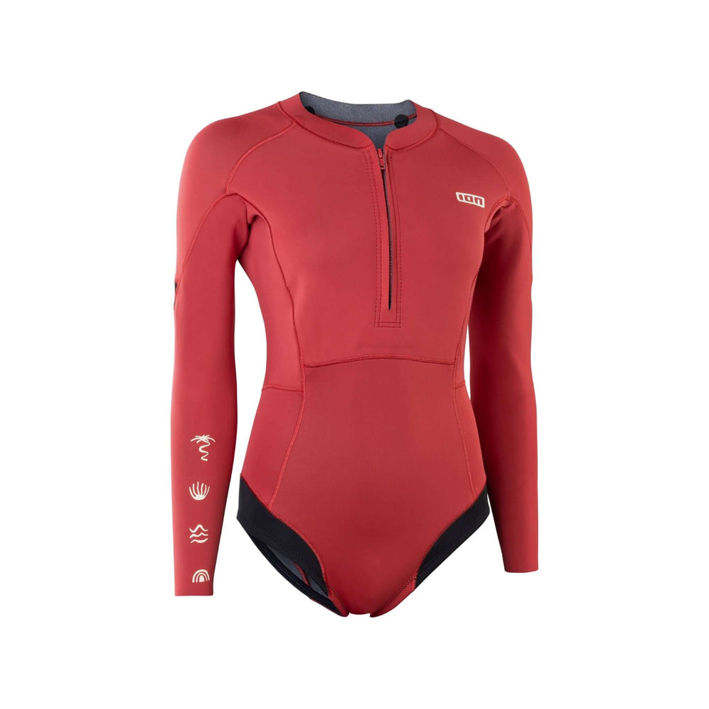 ION Amaze Hot Shorty 1.5 LS Front Zip women – Damen Neoprenanzug
