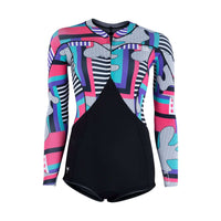 Thumbnail for ION Wetsuit Amaze Hot Shorty 1.5 LS Front Zip women 2024 – Damen Neoprenanzug
