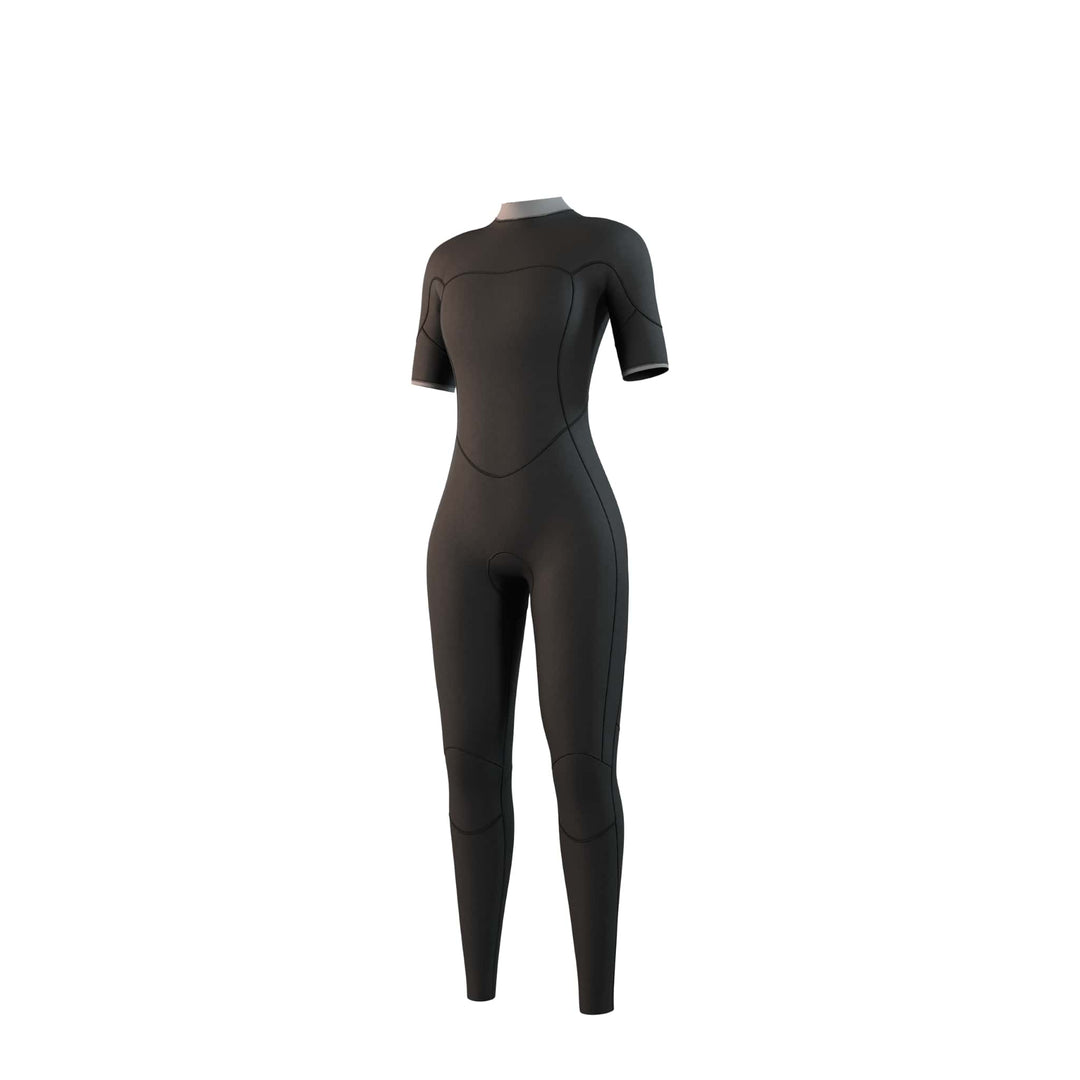 Mystic Brand Shortarm 3/2mm Bzip Flatlock Women 2025 – Damen Neoprenanzug
