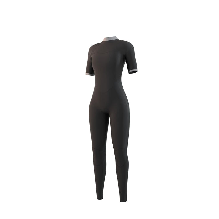 Mystic Brand Shortarm 3/2mm Bzip Flatlock Women – Damen Neoprenanzug