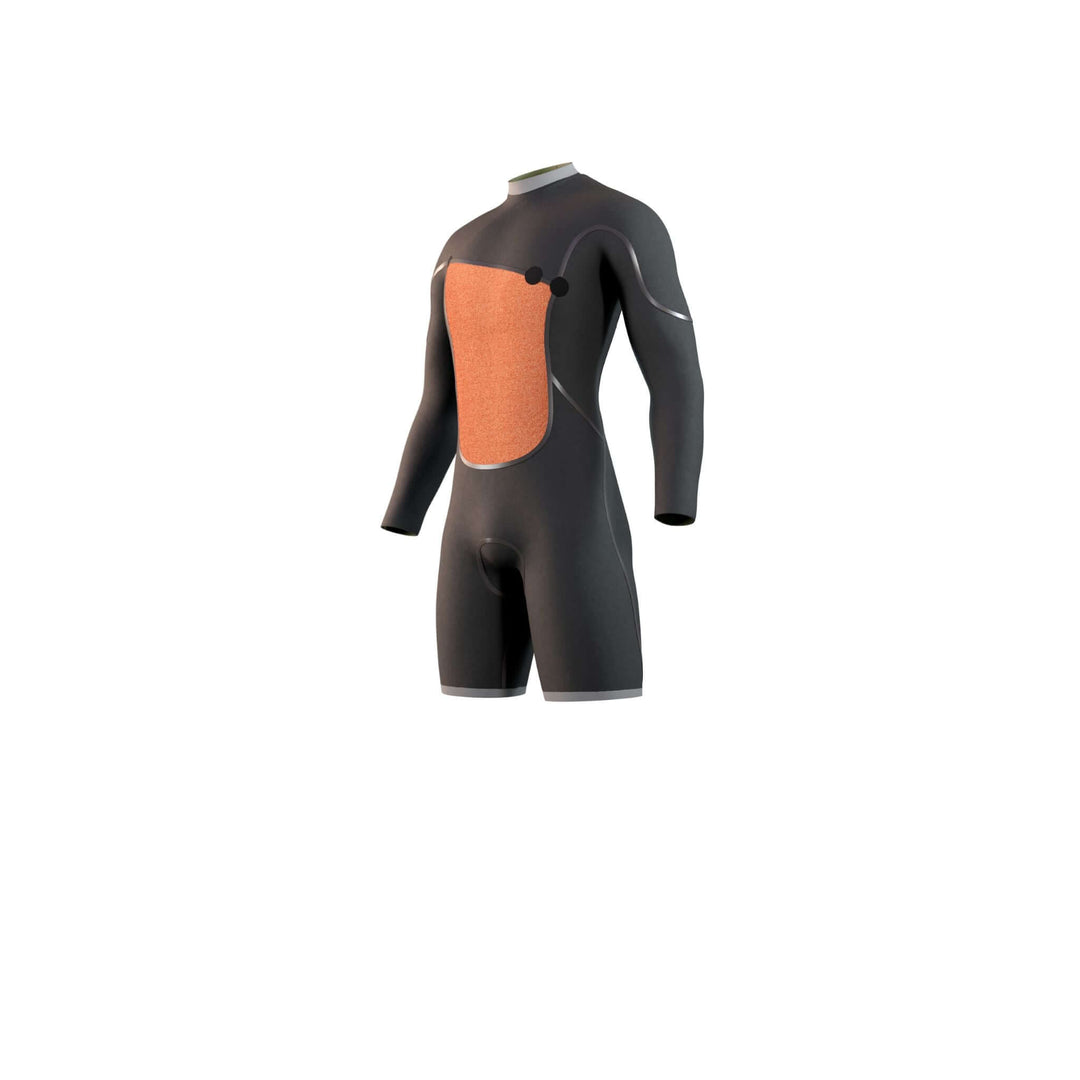 Mystic The One Longarm Shorty 3/2 Zipfree – Herren Neoprenanzug