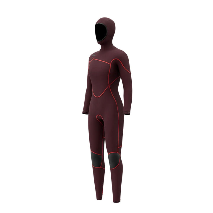 Mystic Gem Fullsuit 6/4/3mm Hooded Fzip – Damen Neoprenanzug