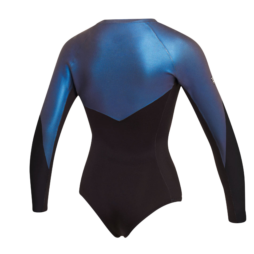 Mystic Sway Longarm Super Shorty 2/2mm Fzip BK – Damen Neoprenanzug