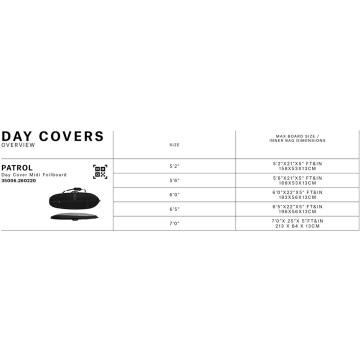 Mystic Patrol Day Cover Midi Foilboard – Kiteboard-Tasche