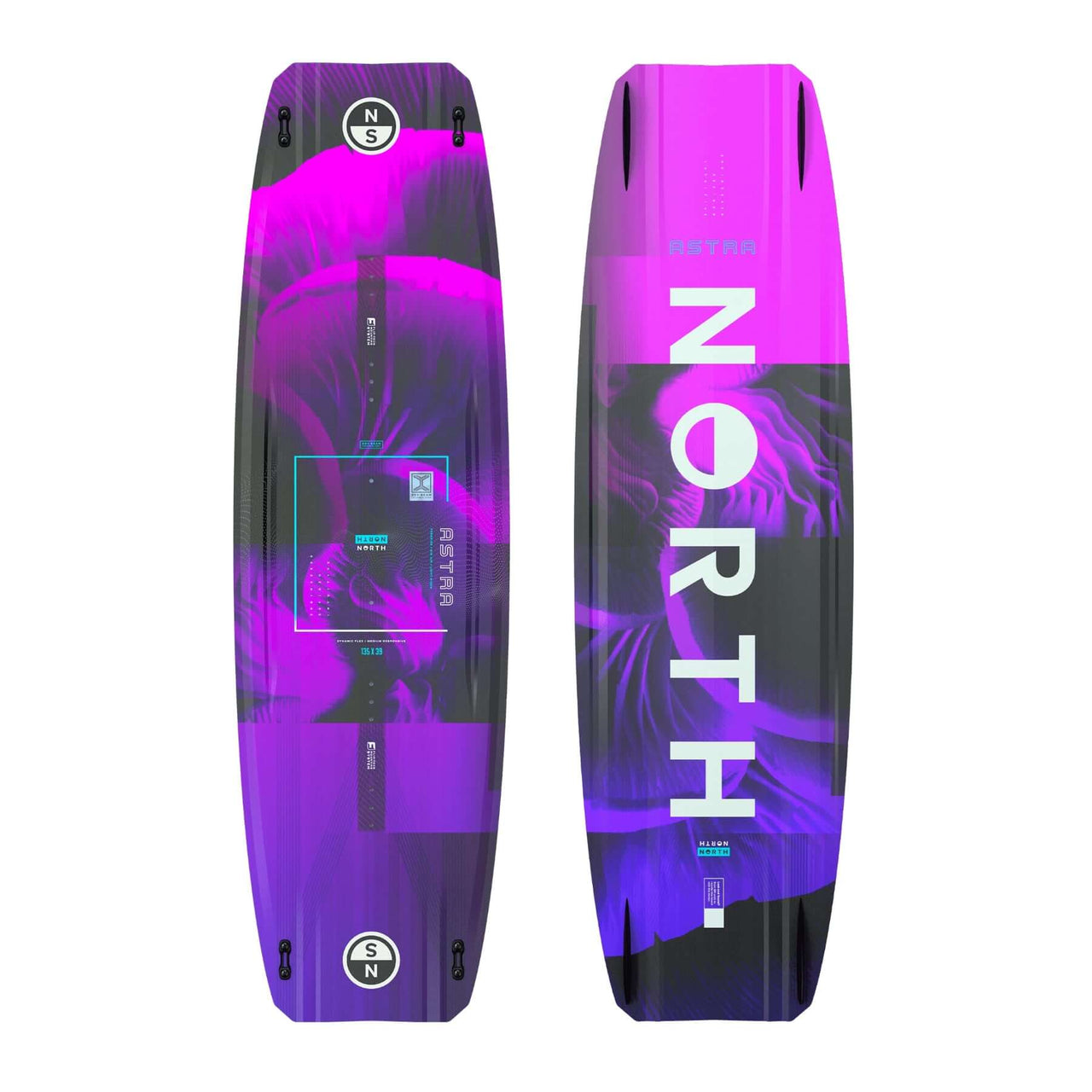 North Astra TT Board 2025 – Twintip Kiteboard