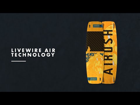Airush AR24 Livewire AIRBoard, Handle and Fins Only – Twintip Kiteboard