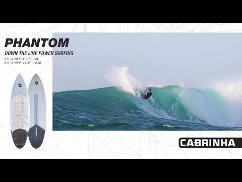 Cabrinha 24 Cab Phantom 5Fin – Surfboard Kiteboard