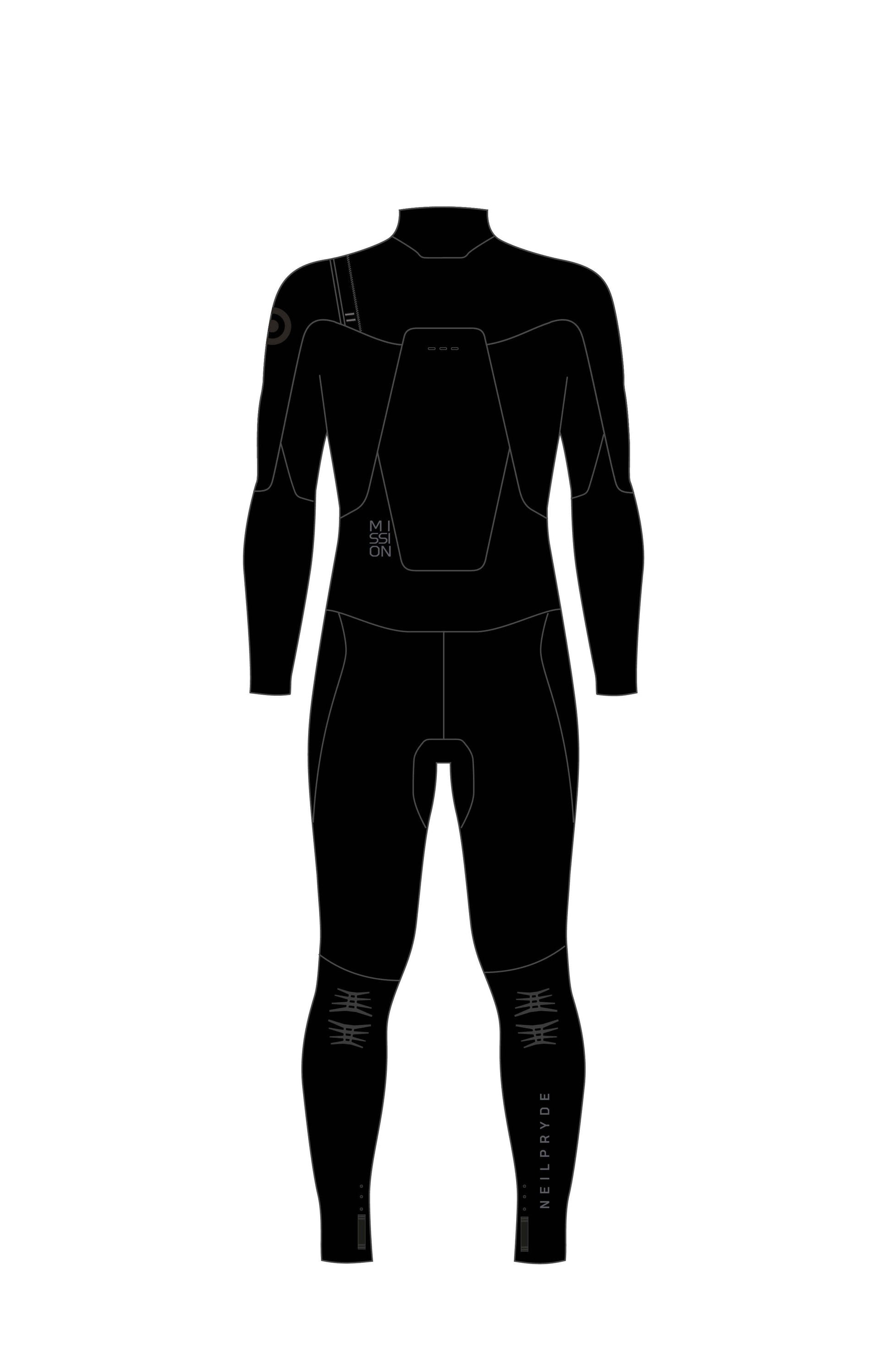 Neilpryde NP Mission Fullsuit 5/4 FZ – Herren Neoprenanzug